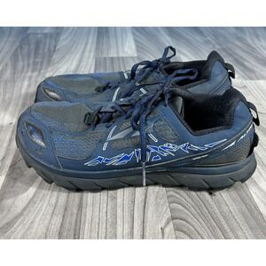 Altra AFW1755F-1 Men US 11.5 Lone Peak 3.5 Blue Black Running Hiking Shoes C5